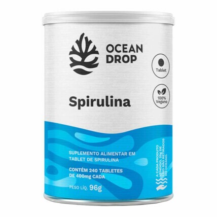 SPIRULINA 240 CAPS 520MG - OCEAN DROP