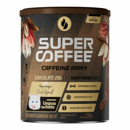 Supercoffee 220g Lingua de Gato Caffeine Army
