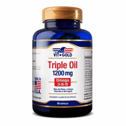 TRIPLE OIL 1200MG C/60 CAPS - VIT GOLD