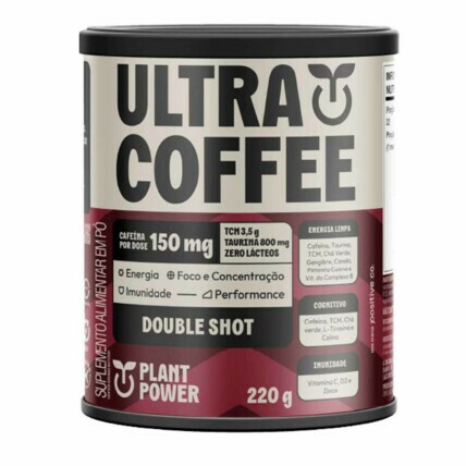Ultra Coffee 220g Double Shot Plant Power