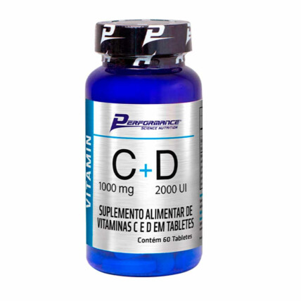 Vitamina C 1000 + D3 60 Caps Performance