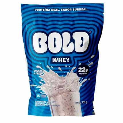 Whey Protein Concentrado 450g Cookies & Cream Bold
