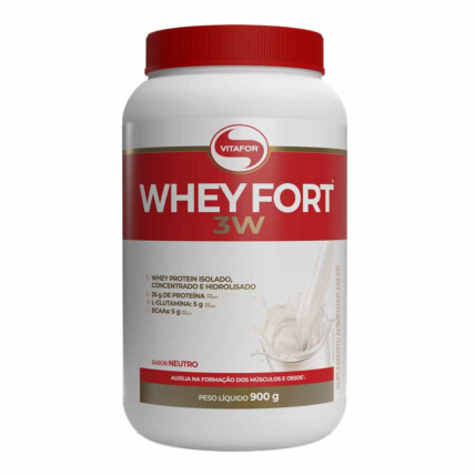 WHEY FORT 3W 900G NEUTRO VITAFOR
