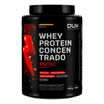 Whey Protein Concentrado 900g Party Beijinho Dux