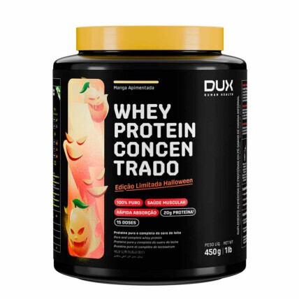 Whey Protein Concentrado Halloween 450g Manga Apimentada Dux