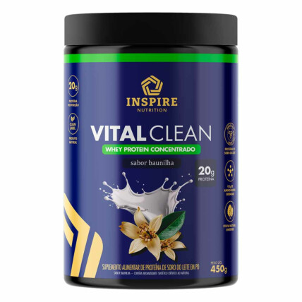 Whey Protein Concentrado Vital Clean 450g Inspire Nutrition