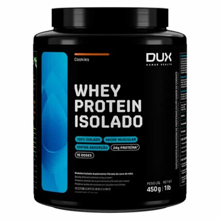 Whey Protein Isolado 450g Cookies Dux