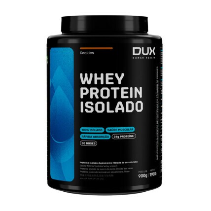 Whey Protein Isolado 900g Cappuccino Dux Human Health