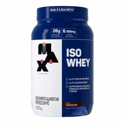 WHEY PROTEIN ISOLADO 900G CHOCOLATE MAX