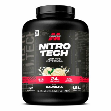 Whey Protein Nitro Tech 1,8kg Baunilha Muscletech