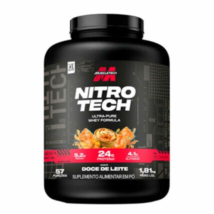 Whey Protein Nitro Tech 1,8kg Doce de Leite Muscletech
