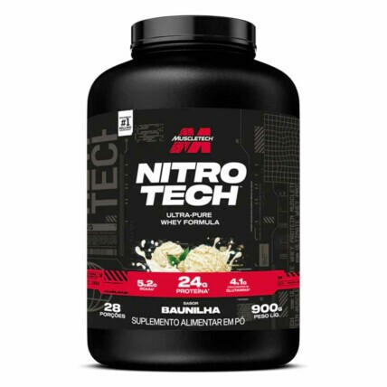 Whey Protein Nitro Tech 900g Baunilha Muscletech