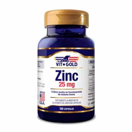 ZINCO 25MG C/100 TABS - VIT GOLD