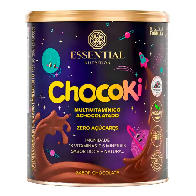 Chocoki Essential: Achocolatado Saudável e Sem Açúcar